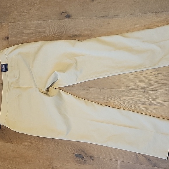 NWT tan Chaps Button And Zip Slacks Plus Size 16 - Picture 3 of 3